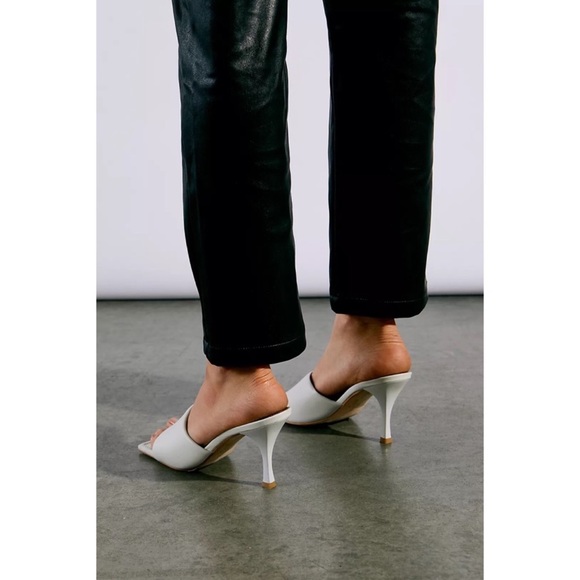 Free People x Alohas Loren Puffy Leather Mule Heels - Picture 3 of 3